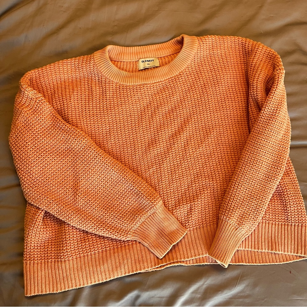 Pink/salmon old navy sweater